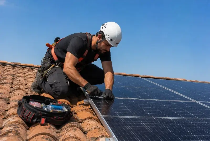 Maintenance et monitoring de panneaux solaires à Bourg