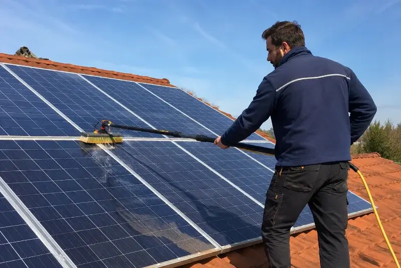 Nettoyage et entretien de panneaux solaires à Bourg